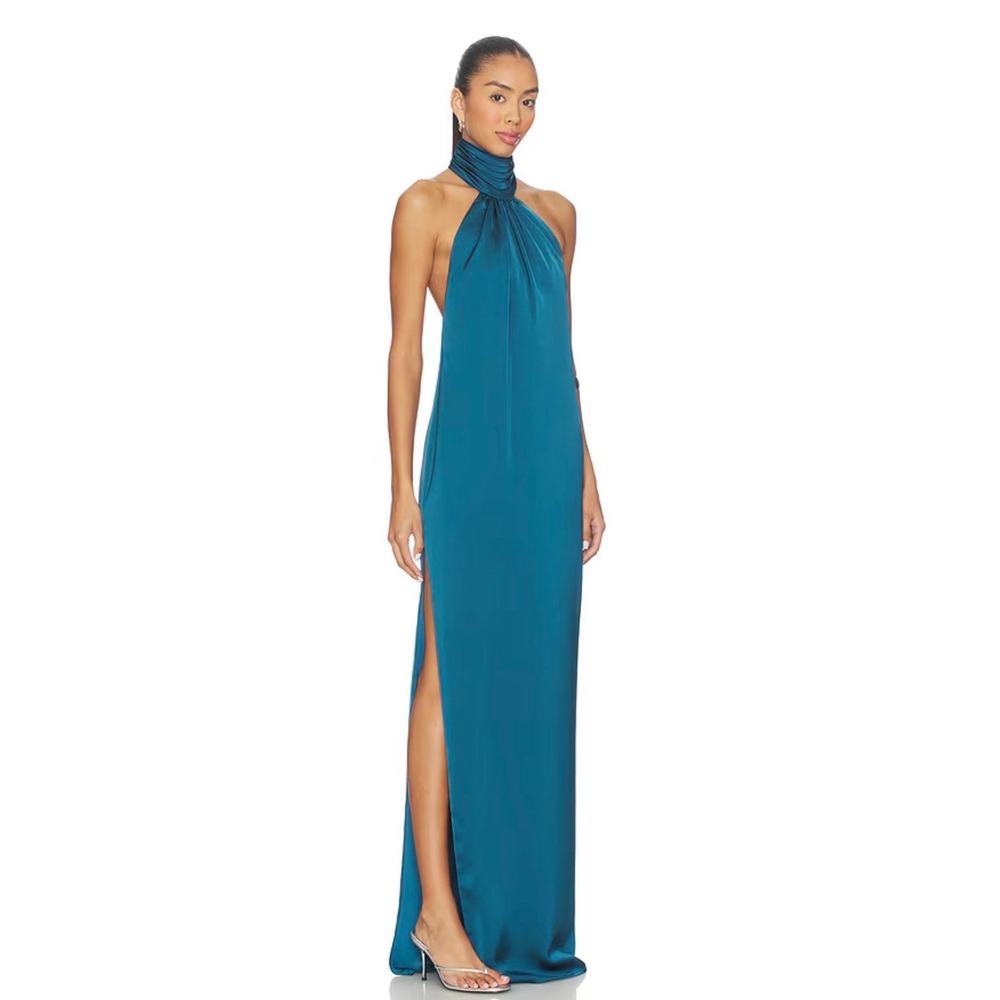 Katie May x REVOLVE Sidrit Gown in Teal Size Large
